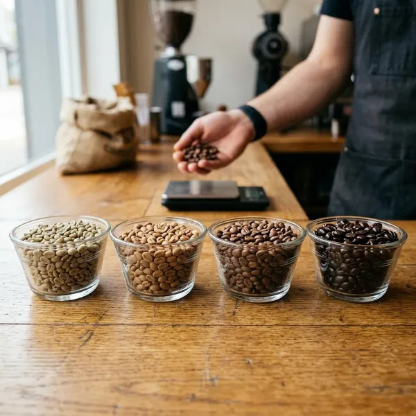What happens during coffee roasting?