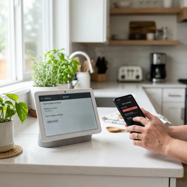 How to factory reset a Nest Hub Max