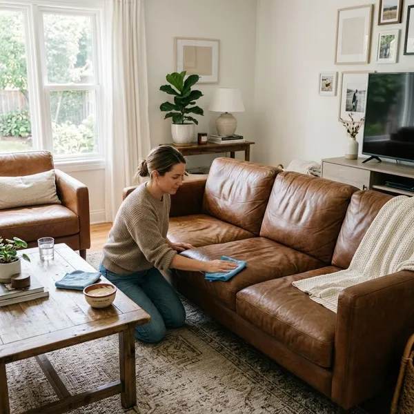 how to care for leather furniture