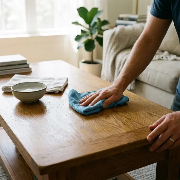 How to clean finished wood furniture