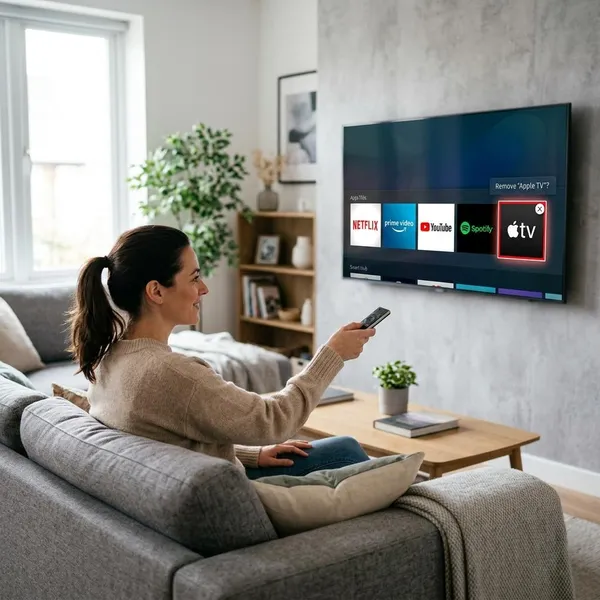 How do you reinstall a deleted Smart Hub app?