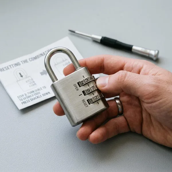 What should you do if you forgot the combination?
