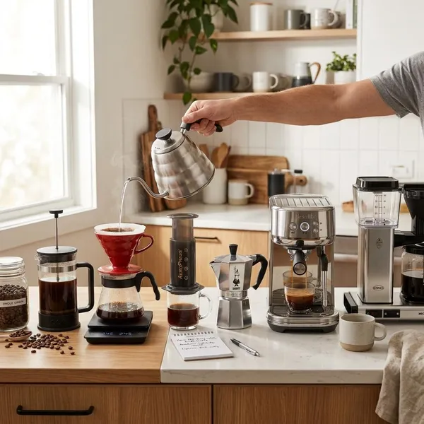 what are the best coffee brewing methods and their differences