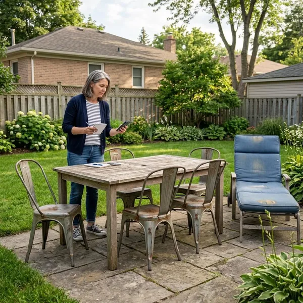 Where should you sell each type of outdoor furniture?